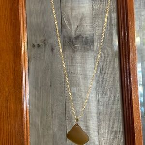Montana Yellowstone River Glass Necklace